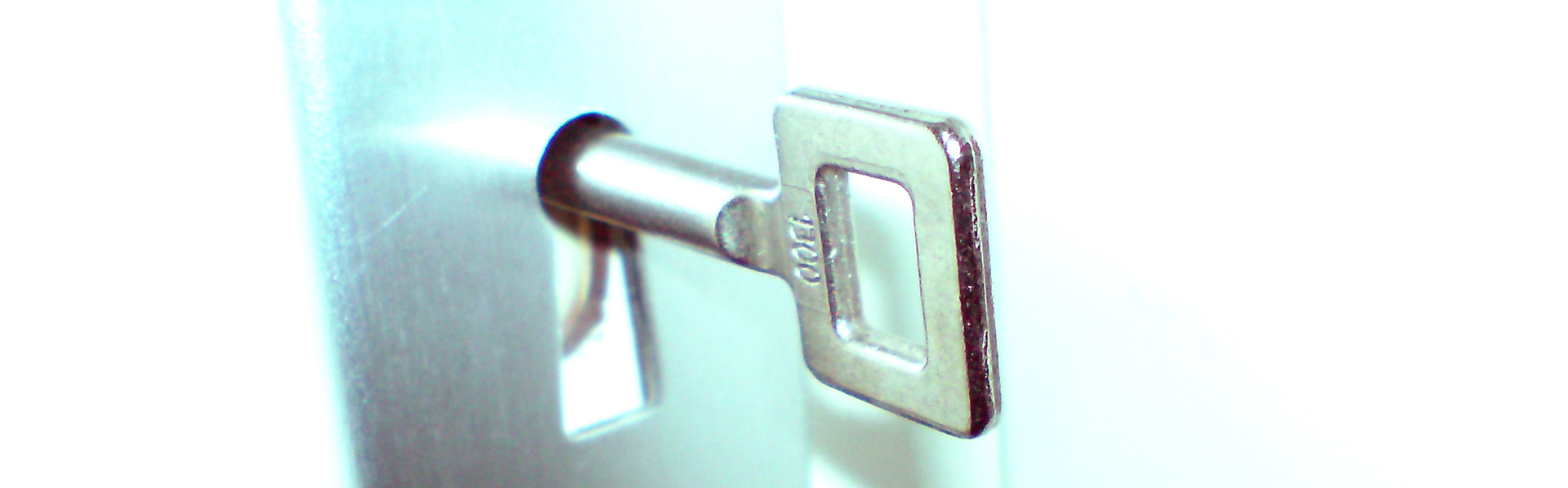lock and key locksmith products on light background