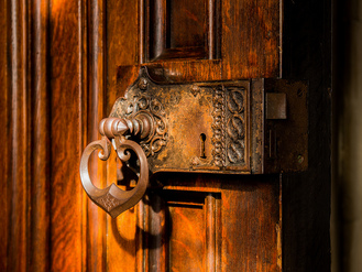 decorative antique lock and door hardware